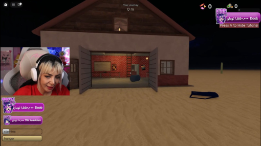  استریم بازی‌های ماجراجویانه در روبلاکس - شادی فاکس - فصل ۱ - سفر مهیج من در دنیای زامبی‌ها