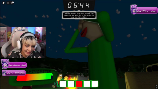  استریم بازی‌های ماجراجویانه در روبلاکس - شادی فاکس - فصل ۱ - قایم موشک با معلم در مدرسه