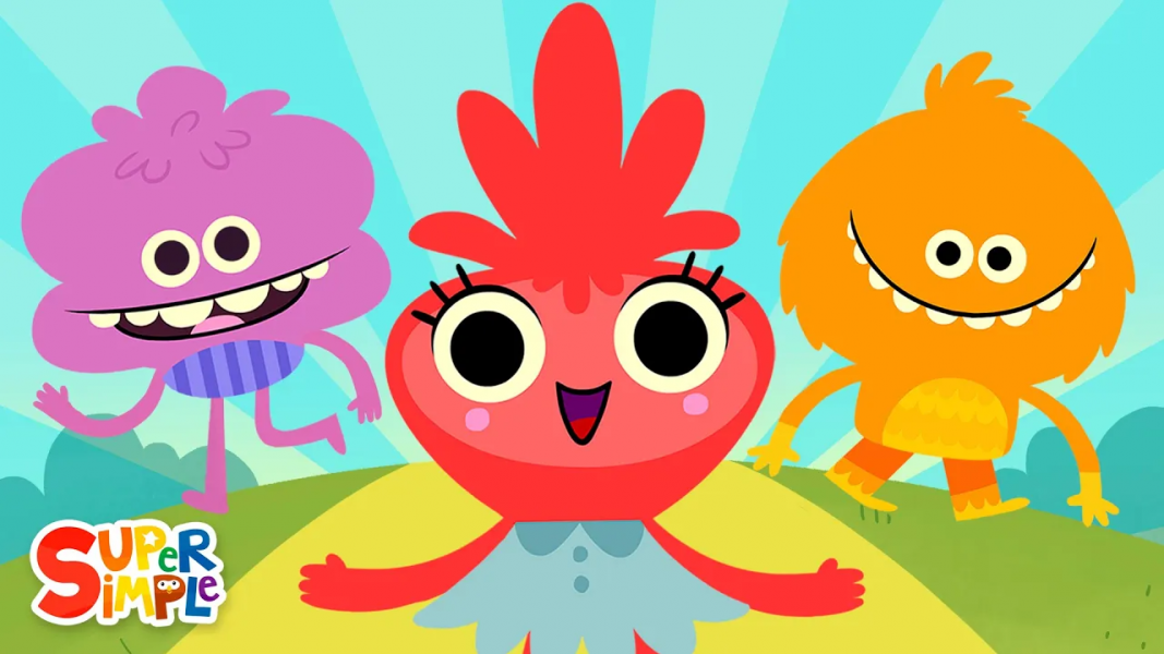 ۲-سکانسی از انیمیشن سوپر سیمپل - ترانه‌های کودکانه