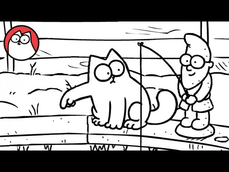 ۵-سکانسی از انیمیشن گربه‌ی سایمون