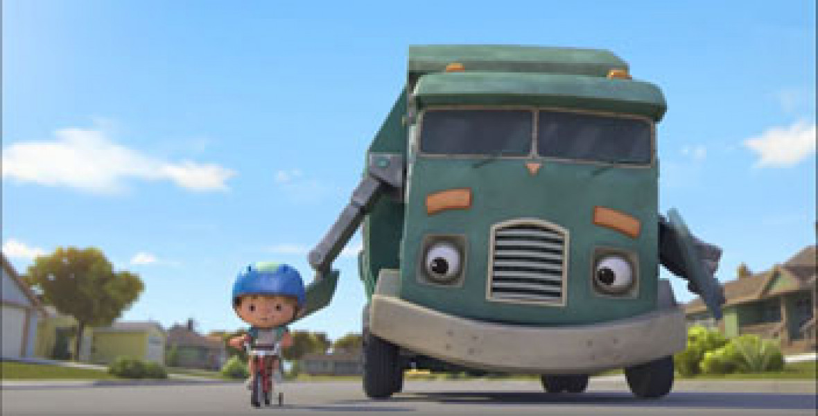۱۱-سکانسی از انیمیشن کامیون زباله