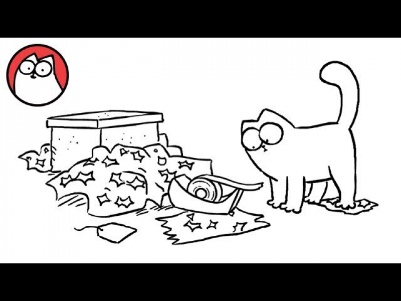 ۲-سکانسی از انیمیشن گربه‌ی سایمون
