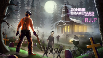 پوستر استریم شبیه‌ساز قبرستان زامبی - RIP