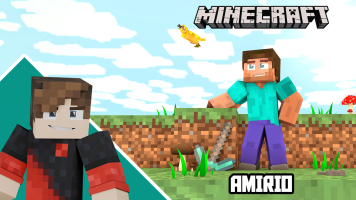 پوستر استریم آموزش ماینکرفت - امیریو