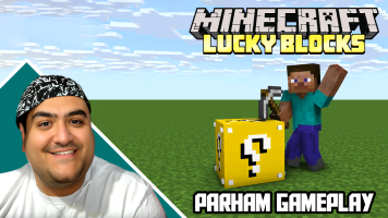 پوستر استریم ماینکرفت: لاکی بلاک دو نفره 2 - پرهام گیم پلی