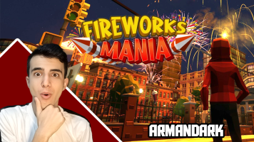 پوستر استریم شبیه‌ساز آتش‌بازی - آرمان دارک