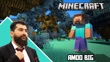 پوستر استریم ماینکرفت آموزشی - عمو بیگ