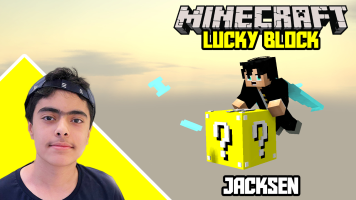 پوستر استریم ماینکرفت: لاکی بلاک جنگل - جکسن