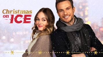 پوستر کریسمس روی یخ