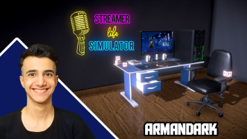 پوستر استریم شبیه‌ساز زندگی استریمر - آرمان دارک