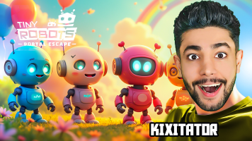 پوستر استریم ربات‌های کوچولو: فرار از پورتال - کیکسیتاتور