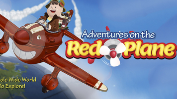 پوستر ماجراجویی با هواپیمای قرمز