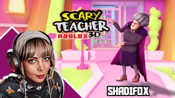پوستر استریم روبلاکس: معلم بدجنس - شادی فاکس