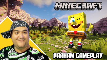 پوستر استریم ماینکرفت: اسکای بلاک باب اسفنجی - پرهام گیم پلی