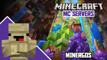 پوستر استریم ماینکرفت: ام‌سی سرور - ماینرگوس