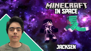 پوستر استریم ماینکرفت در فضا - جکسن