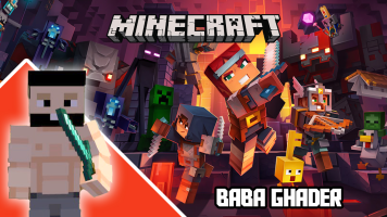 پوستر استریم ماینکرفت - بابا قادر