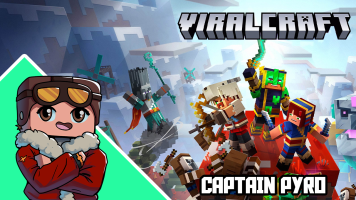 پوستر استریم ماینکرفت: وایرال‌کرفت - کاپیتان پایرو