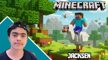 پوستر استریم ماینکرفت: زندگی در یک مربع - جکسن