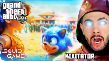 پوستر استریم جی‌تی‌ای 5: سونیک در اسکویید گیم - کیکسیتاتور