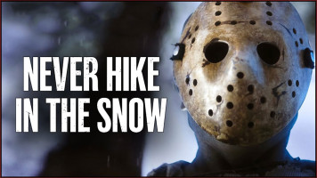 پوستر هرگز در برف به پیاده روی نرو