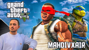 پوستر استریم جی‌تی‌ای 5: فرانکلین و لاکپشت‌های نینجا - مهدی وکسیر