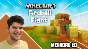پوستر استریم ماینکرفت: فایربال فایت - مهرداد ال‌دی