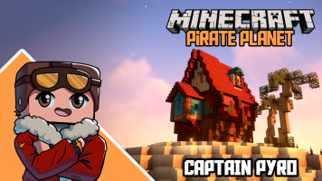 پوستر استریم ماینکرفت: سیاره دزدان دریایی - کاپیتان پایرو