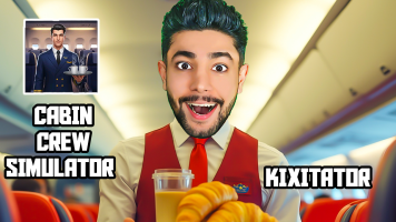 پوستر استریم شبیه‌ساز مهماندار هواپیما - کیکسیتاتور