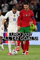 پوستر تمام ۱۴۲ گل جام ملت‌های اروپا ۲۰۲۰
