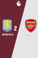 پوستر استون ویلا - آرسنال | ۱۵ آذر ۱۴۰۴