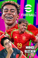 پوستر استریم ای‌فوتبال ۲۰۲۵ - مهدی بیزیکسر