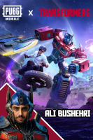 پوستر استریم پابجی موبایل تبدیل شوندگان: اتوبات‌ها - علی بوشهری