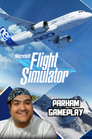 آیکون سریال استریم شبیه‌ساز پرواز مایکروسافت - پرهام گیم پلی Microsoft Flight Simulator Stream by Parham Gameplay