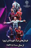 پوستر فینال‌های لیگ قهرمانان اروپا از سال ۲۰۰۰ تا ۲۰۲۴