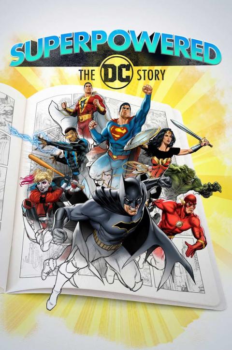 آیکون سریال داستان پیدایش دی سی Superpowered: The DC Story