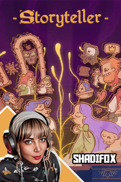 پوستر استریم استوری تلر - شادی فاکس