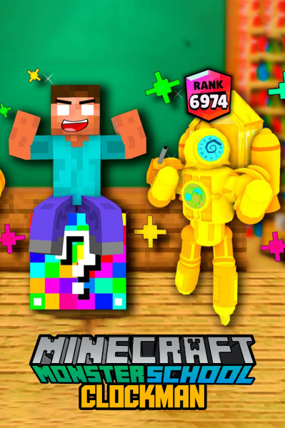 ماینکرفت: مدرسه هیولا‌ها (مرد ساعتی)