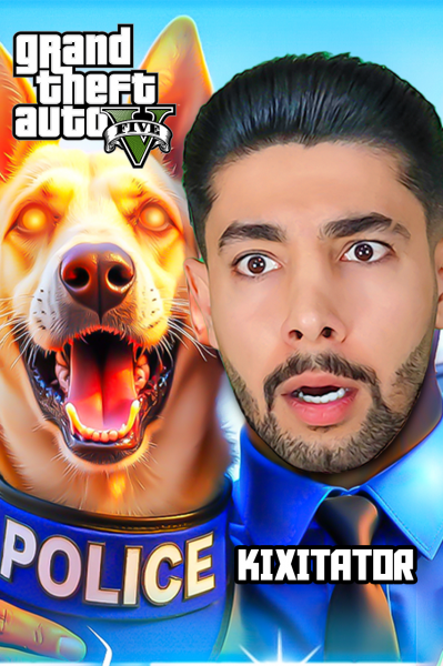 پوستر استریم جی‌تی‌ای ۵: فرانکلین پلیس شد - کیکسیتاتور