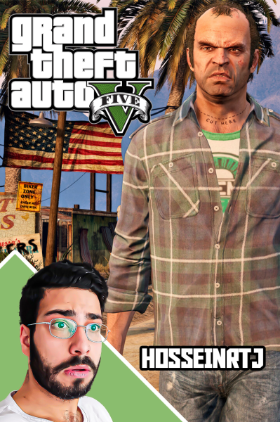 پوستر استریم جی‌تی‌ای ۵: زن گربه‌ای - حسین آرتی‌جی