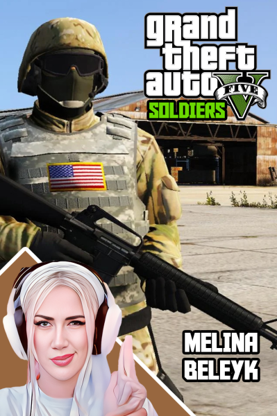 پوستر استریم جی‌تی‌ای ۵: سربازی - ملینا بلیک