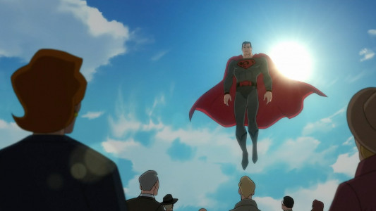 ۴-سکانسی از انیمیشن سوپرمن : پسر سرخ