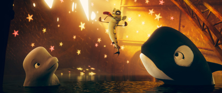 ۴-سکانسی از انیمیشن کاتاک نهنگ سفید شجاع