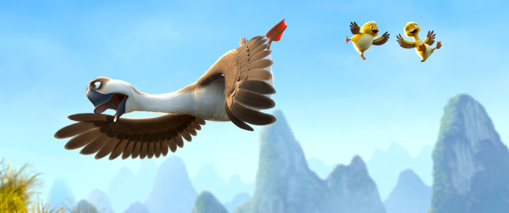 ۱-سکانسی از انیمیشن اردک اردک غاز