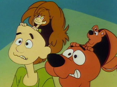۴-سکانسی از انیمیشن سگی به نام اسکوبی دوو