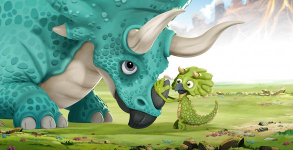 ۱-سکانسی از انیمیشن دایناسور عظیم