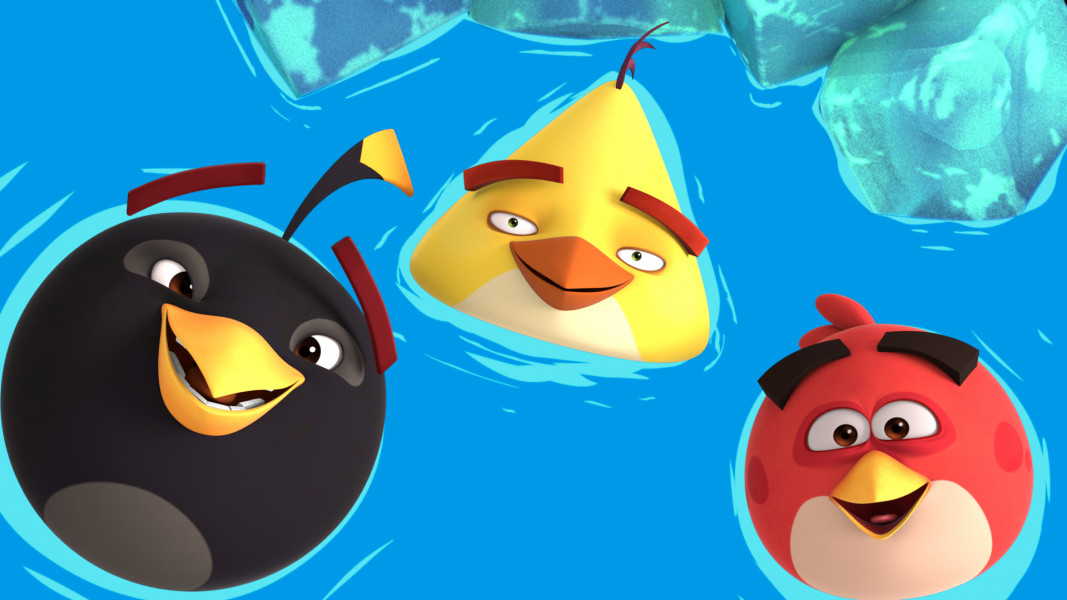 ۷-سکانسی از انیمیشن پرندگان خشمگین: داستان های تیرکمون سنگی