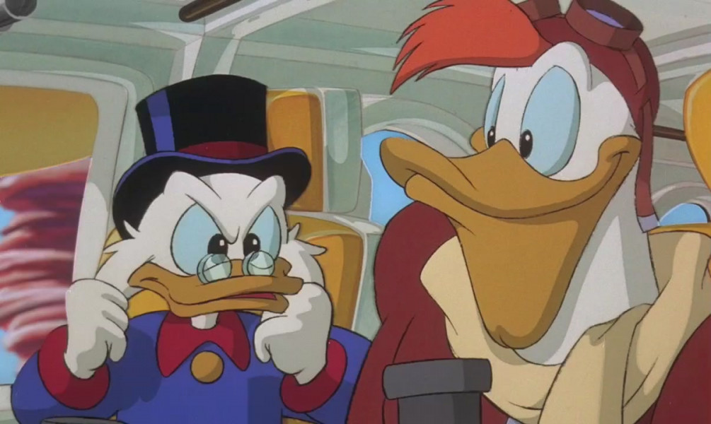 ۴-سکانسی از انیمیشن ماجراهای اردک: چراغ جادو