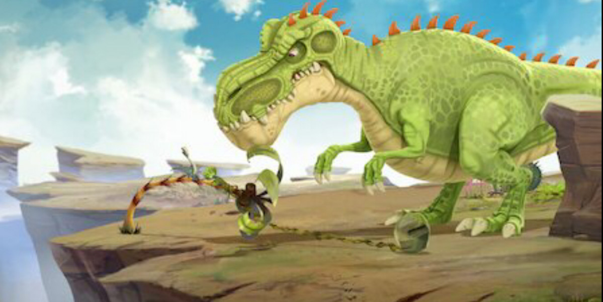 ۷-سکانسی از انیمیشن دایناسور عظیم