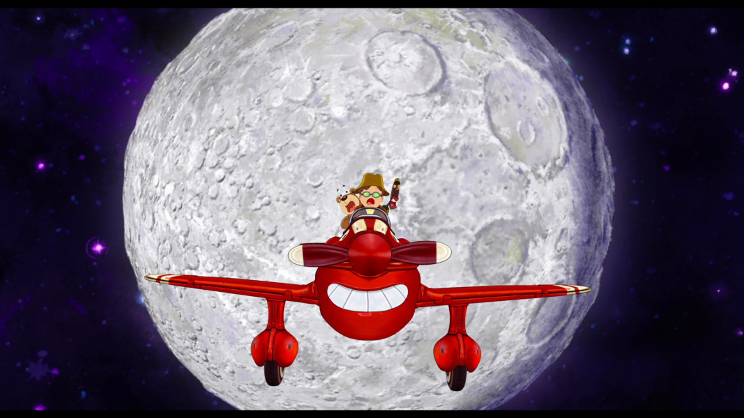 ۲-سکانسی از انیمیشن ماجراجویی با هواپیمای قرمز